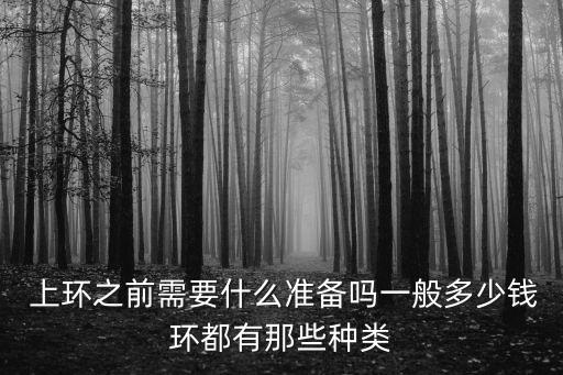 上環的種類圖片,女性可選擇無痛上環戒指材質決定費用多少