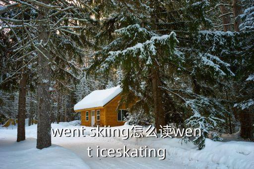滑冰英語怎么讀，went skiing怎么讀went iceskating