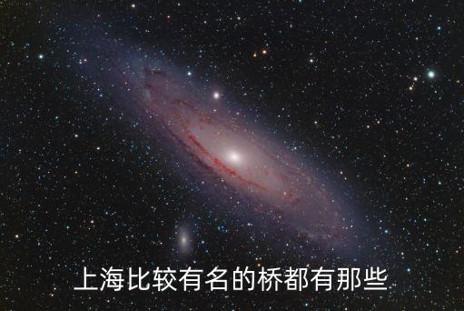 上海比較有名的橋都有那些