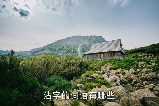 沾字的詞語(yǔ)有哪些