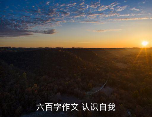 六百字作文 認(rèn)識自我