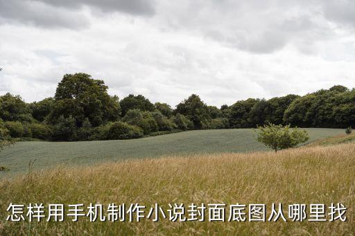 怎樣用手機(jī)制作小說封面底圖從哪里找