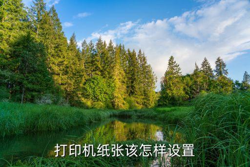 打印機紙張該怎樣設置
