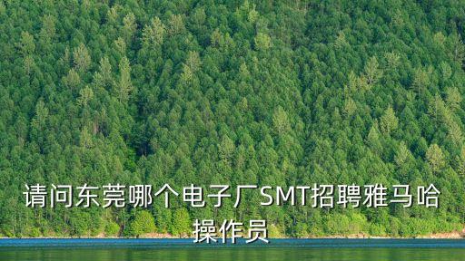 請問東莞哪個電子廠SMT招聘雅馬哈操作員