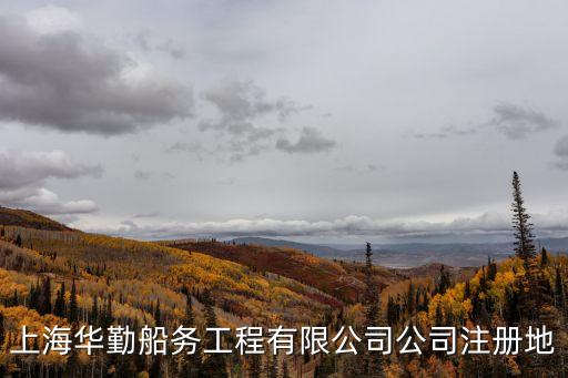 上海市華達船務工程有限公司，上海華勤船務工程有限公司公司注冊地