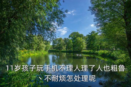 小孩玩手機，孩子喜歡玩手機怎么辦