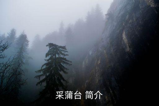 采蒲臺，采蒲臺在哪兒