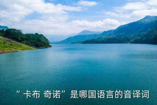 卡布奇諾英文,意大利出現卡布奇諾"咖啡豆