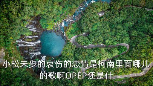 小松未步的哀傷的戀情是柯南里面哪兒的歌啊OPEP還是什