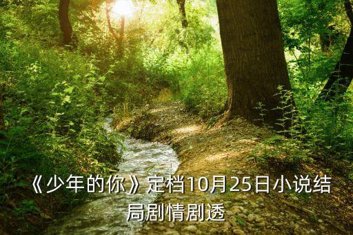 《少年的你》定檔10月25日小說結局劇情劇透