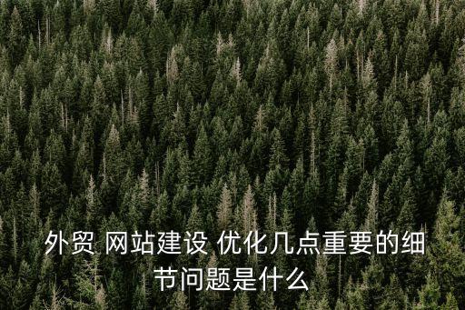 外貿(mào)網(wǎng)站優(yōu)化,網(wǎng)站優(yōu)化流程!