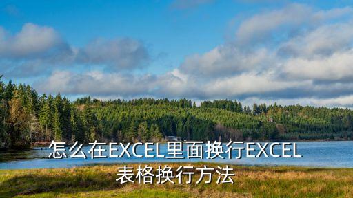 怎么在EXCEL里面換行EXCEL表格換行方法