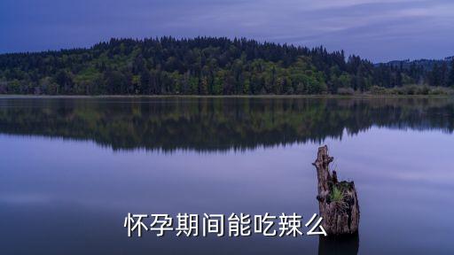 懷孕期間能吃辣么
