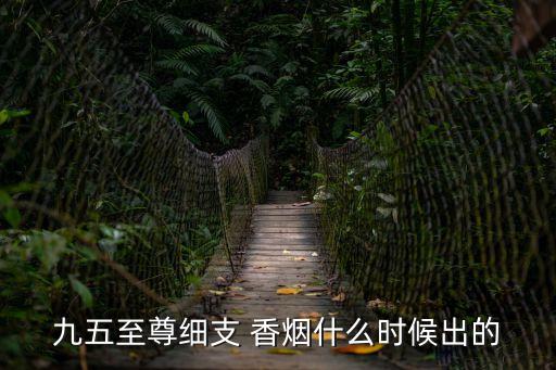 九五之尊香煙,南京九五之尊香煙市場價可達1000元