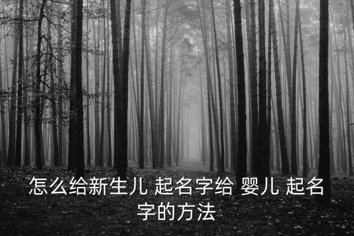 給嬰兒起名,給寶寶起名字要注意什么?