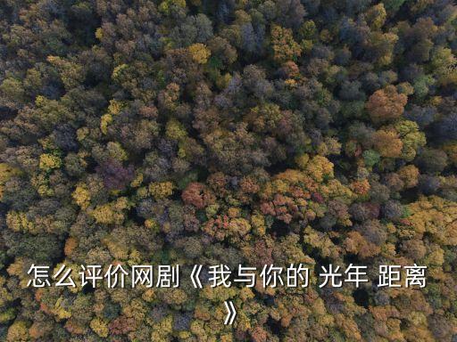 我與你光年的距離