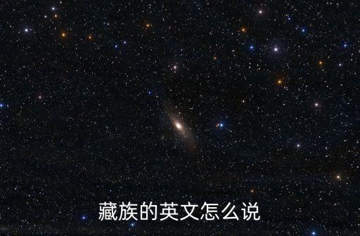 藏族的英文怎么說