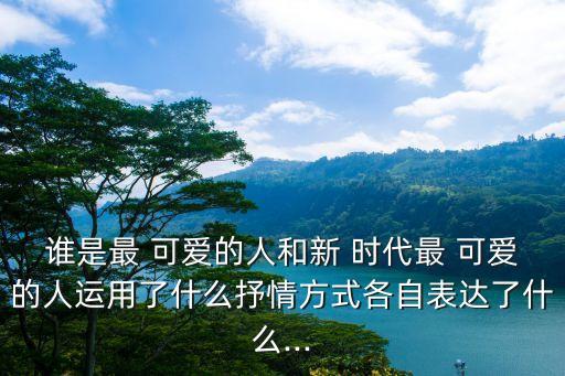 誰是最 可愛的人和新 時代最 可愛的人運用了什么抒情方式各自表達了什么...