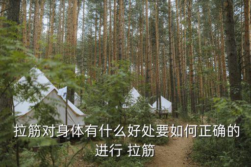 拉筋對身體有什么好處要如何正確的進行 拉筋