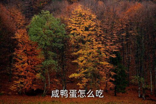 咸鴨蛋吃法，咸鴨蛋有幾種吃法