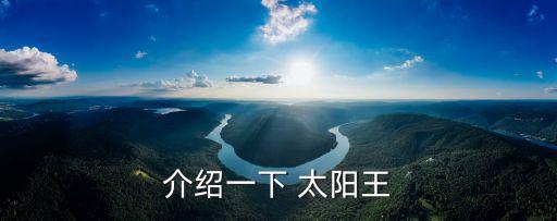 介紹一下 太陽王