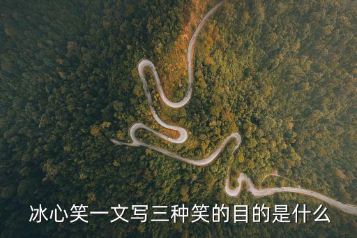 冰心的笑,《笑》展示三種微笑的細節