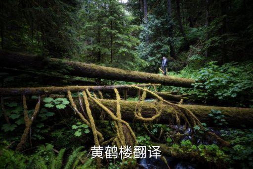 黃鶴樓英文，翻譯