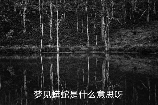 夢見一條大蟒蛇是什么征兆，夢見大蟒蛇是什么意思又有什么預兆呢