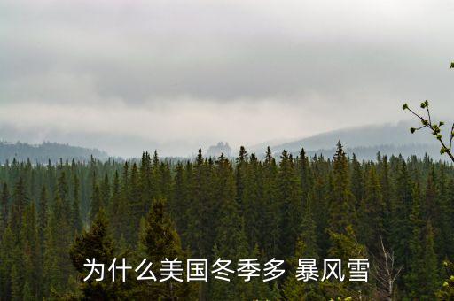 美國暴風(fēng)雪,美國東西兩側(cè)都有山脈形成五大湖效應(yīng)