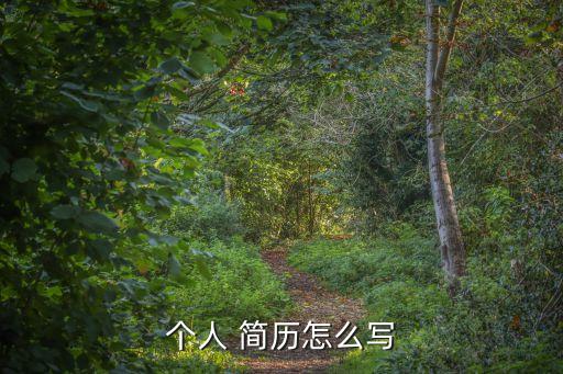 簡歷個人,先填個人簡歷再介紹學業(yè)和工作經(jīng)歷