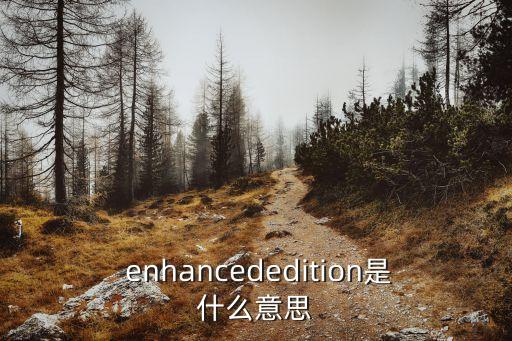  enhancededition是什么意思