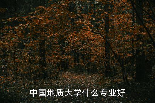 中國地質大學專業，中國地質大學有什么專業
