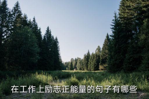 激勵(lì)員工正能量的句子，在工作上勵(lì)志正能量的句子有哪些