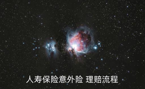 人壽保險意外險 理賠流程