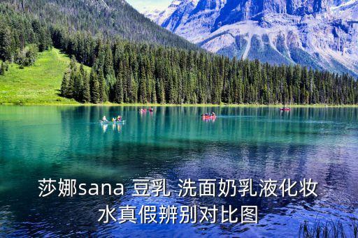 莎娜sana 豆乳 洗面奶乳液化妝水真假辨別對(duì)比圖