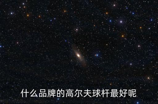 什么品牌的高爾夫球桿最好呢