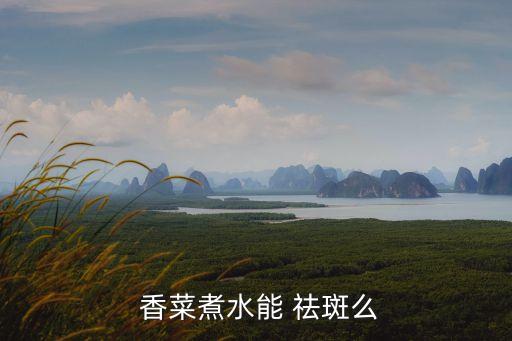 香菜怎么祛斑,香菜開水洗臉可淡化和減少色素沉著