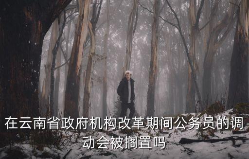 在云南省政府機構改革期間公務員的調動會被擱置嗎
