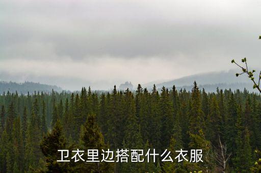 衛衣里面穿什么，衛衣里邊搭配什么衣服