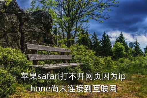 蘋果瀏覽器safari打不開網(wǎng)頁(yè)，蘋果safari打不開網(wǎng)頁(yè)因?yàn)閕phone尚未連接到互聯(lián)網(wǎng)
