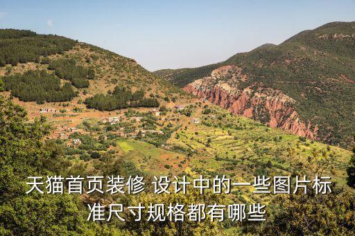  天貓首頁裝修 設計中的一些圖片標準尺寸規格都有哪些