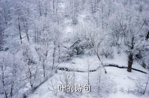 葉的詩句