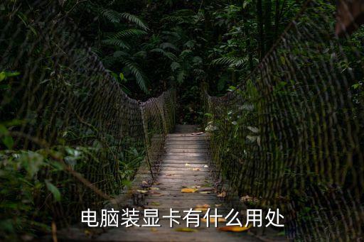 電腦顯卡有什么用，電腦裝顯卡有什么用處