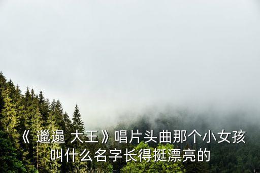 《 邋遢 大王》唱片頭曲那個(gè)小女孩叫什么名字長(zhǎng)得挺漂亮的