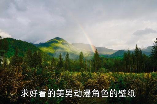 動漫壁紙男生，求好看的美男動漫角色的壁紙