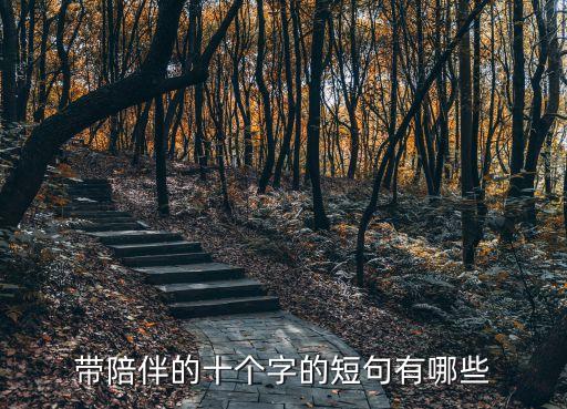 帶陪伴的十個字的短句有哪些