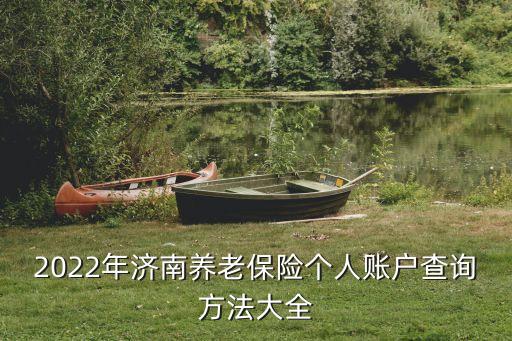 濟(jì)南市社保查詢(xún)，2022年濟(jì)南養(yǎng)老保險(xiǎn)個(gè)人賬戶(hù)查詢(xún)方法大全