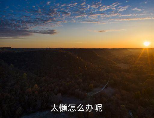 太懶怎么辦呢