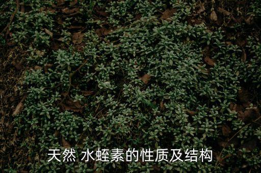 天然 水蛭素的性質(zhì)及結(jié)構(gòu)