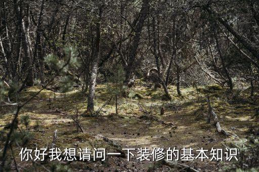 你好我想請問一下裝修的基本知識